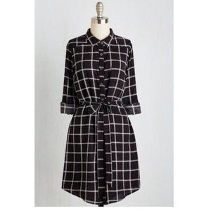 Modcloth It was All a Dream Job Shirt Dress